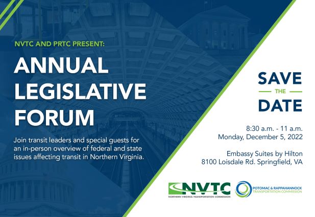 Invitation to NVTC Annual Legislative Forum. December 2022.