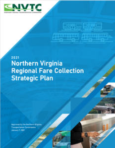 Cover Page Of NVTC's Northern Virginia Regional Fare Collection Strategic Plan
